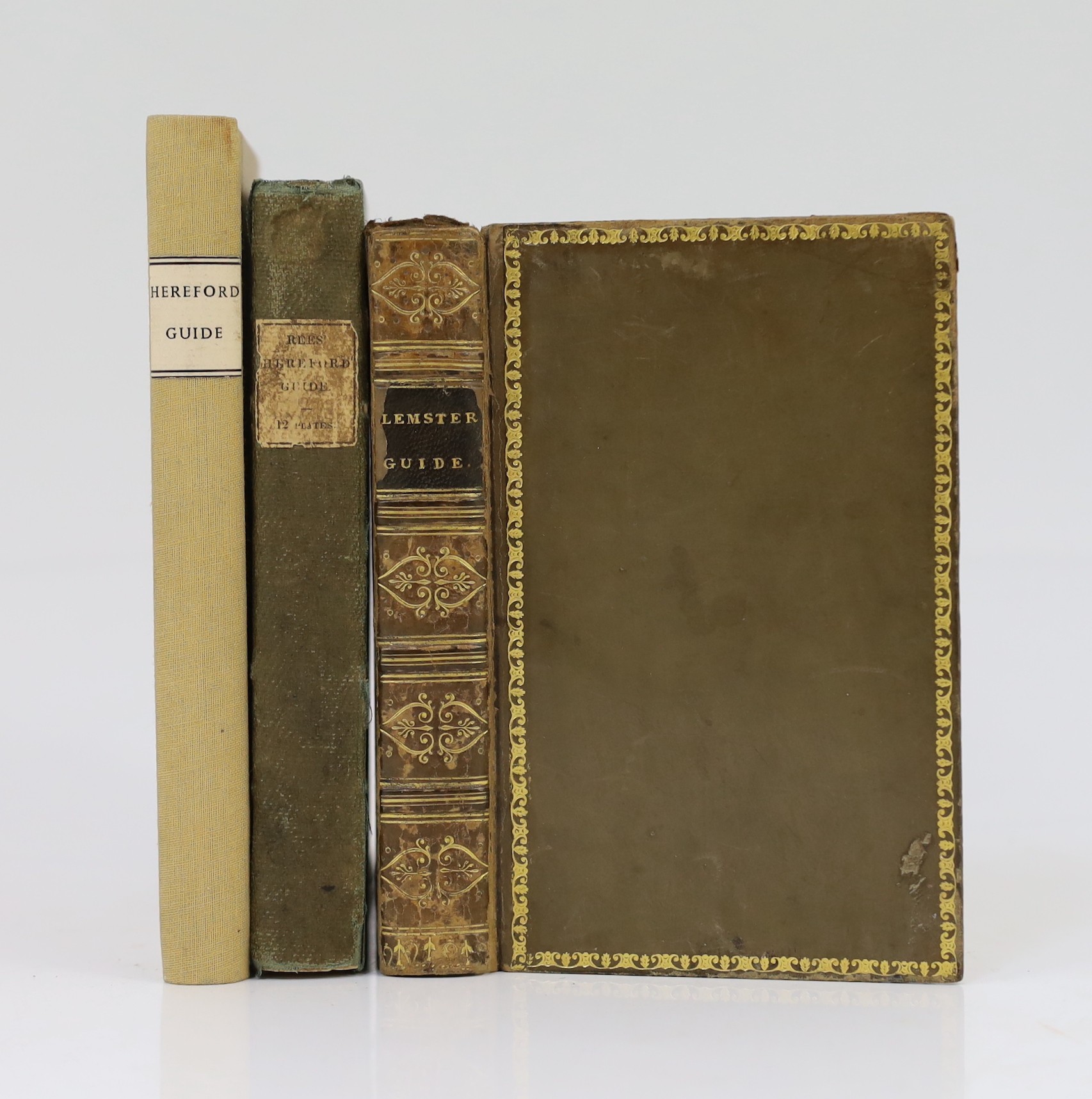 HEREFORDS: The Hereford Guide ... also, an Account of the Principal Seats and Remarkable Places in the Neighbourhood ... rebound cloth-backed paper boards with printed label, uncut